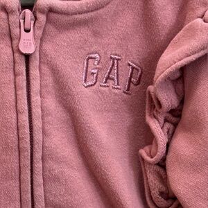 Baby GAP Dusty Pink Baby Zip Up Hoodie size 24M